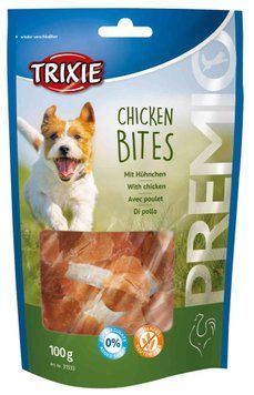 Ласощі Trixie Premio Chicken Bites для собак, курка, 100 г 31533 фото