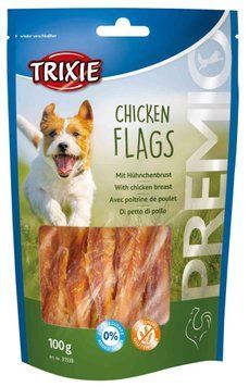 Ласощі Trixie Premio Chicken Flags для собак, курка, 100 г 31539 фото