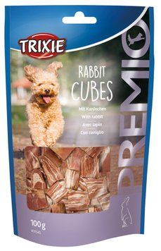 Ласощі Trixie Premio Rabbit Cubes для собак, кролик, 100 г 31545 фото