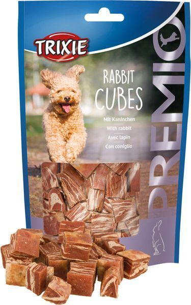 Ласощі Trixie Premio Rabbit Cubes для собак, кролик, 100 г 31545 фото