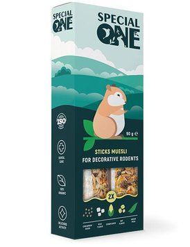 Палички Speciаl One &laquo;Мюслі&raquo; для декоративних гризунів, 90 г PR242348 фото