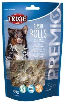 Ласощі Trixie Premio Sushi Rolls для собак, риба, 100 г 31573 фото
