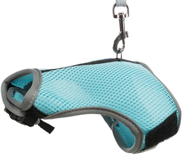 Шлейка з повідцем Trixie Soft для кролика, нейлон, 25-32 см (кольори в асортименті) 61513 фото