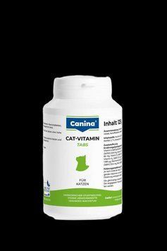 Вітаміни Canina Cat-Vitamin Tabs для котів, вітамінний комплекс, 125 г (250 табл) 210329 AD фото