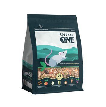 Повнораціонний корм Speciаl One для декоративних пацючків, 500 г PR242119 фото