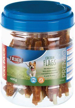 Ласощі Trixie Premio Chicken Flags для собак, курка, 400 г 31588 фото