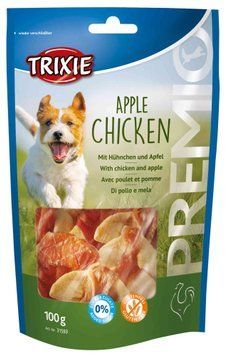 Ласощі Trixie Premio Apple Chicken для собак, курка та яблуко, 100 г 31593 фото