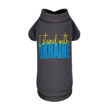 Толстовка Pet Fashion "I stand with" для собак, розмір M, сіра PR243137***** фото
