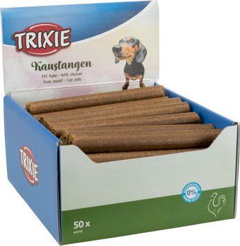 Паличка Trixie для чищення зубів собак, з куркою, 65 г, 50 шт 31745 фото