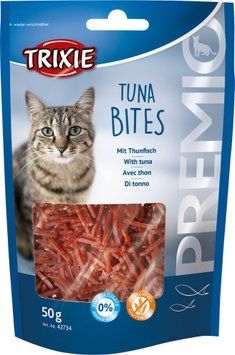 Ласощі Trixie Premio Tuna Bites для котів, курка та риба, 50 г 42734 фото