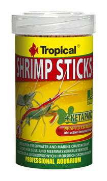 Сухий корм Tropical Shrimp Sticks для креветок та раків, 55 г (палички) 63363 фото