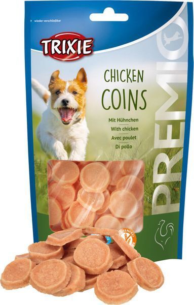 Ласощі Trixie Premio Chicken Coins для собак, курка, 100 г 31531 фото